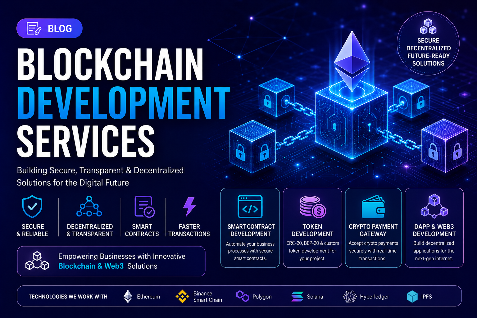 Blockchain Development Company in India | Custom Blockchain Solutions by Unice Soft Solutions